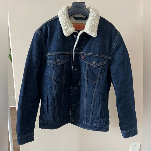 Levi's Other - Levi’s Fleece Lined Sherpa Jean Jacket